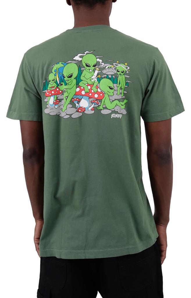 Space Gang T-Shirt - Olive商品第1张图片规格展示
