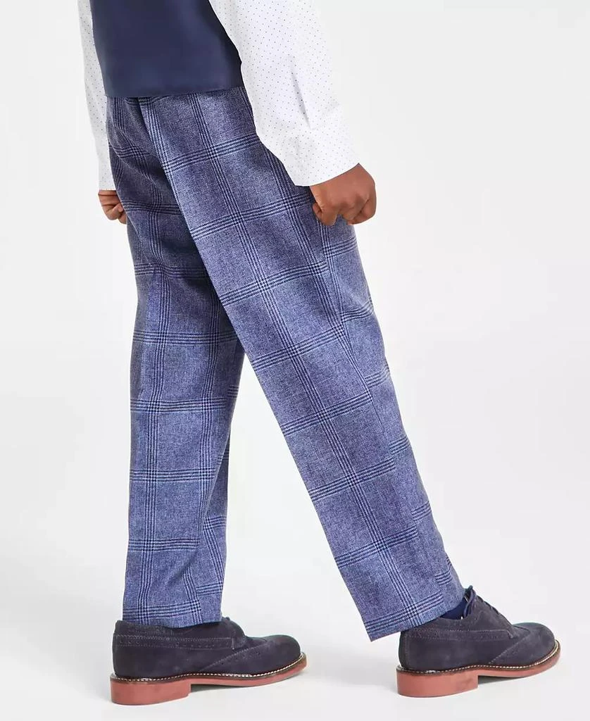 商品Nautica|Little Boys 4-Pc. Shirt, Windowpane Vest, Pants & Neck Tie Set,价格¥187,第4张图片详细描述