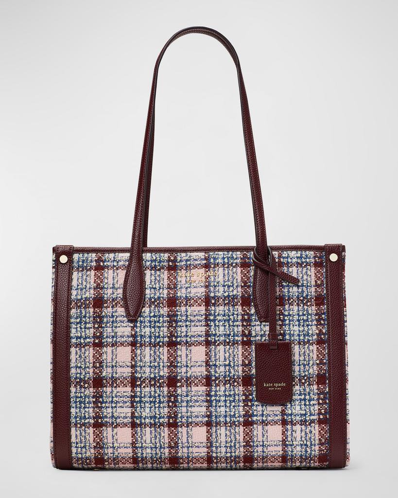 market medium tweed tote bag商品第1张图片规格展示