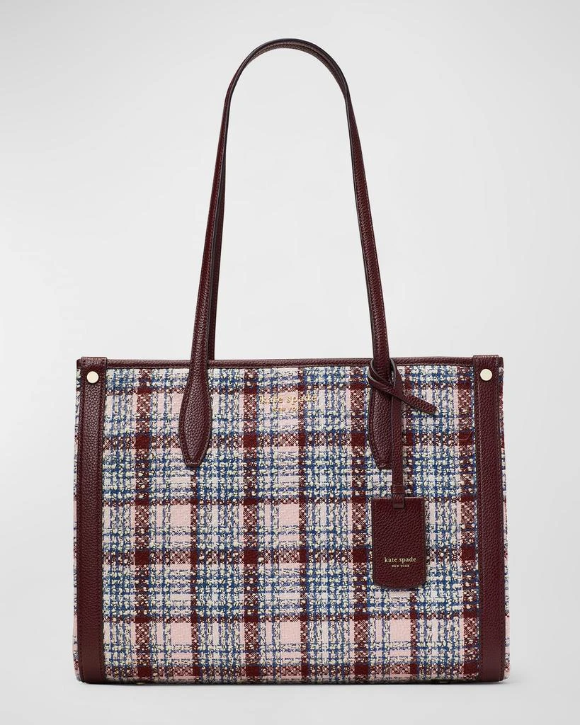 商品Kate Spade|market medium tweed tote bag,价格¥1120,第1张图片