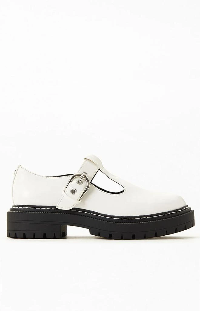 商品Sam Edelman|Women's White Emelia Platform Loafers,价格¥298,第2张图片详细描述