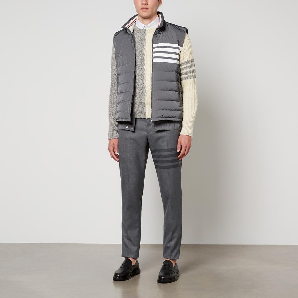 商品Thom Browne|Thom Browne 4-Bar Down-filled Shell Ski Gilet,价格¥9144,第5张图片详细描述