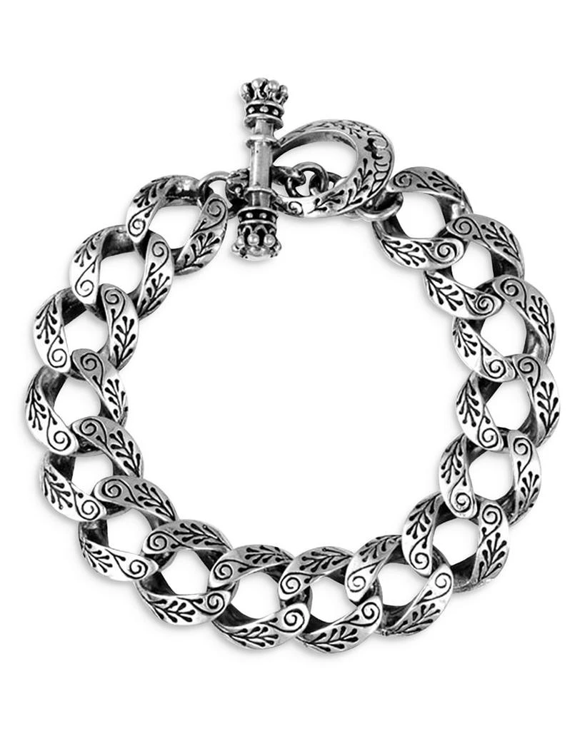 商品King Baby|Sterling Silver Small Carved Link Bracelet,价格¥6618,第1张图片