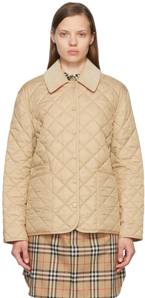 商品Burberry|Beige Polyester Jacket,价格¥8849,第1张图片