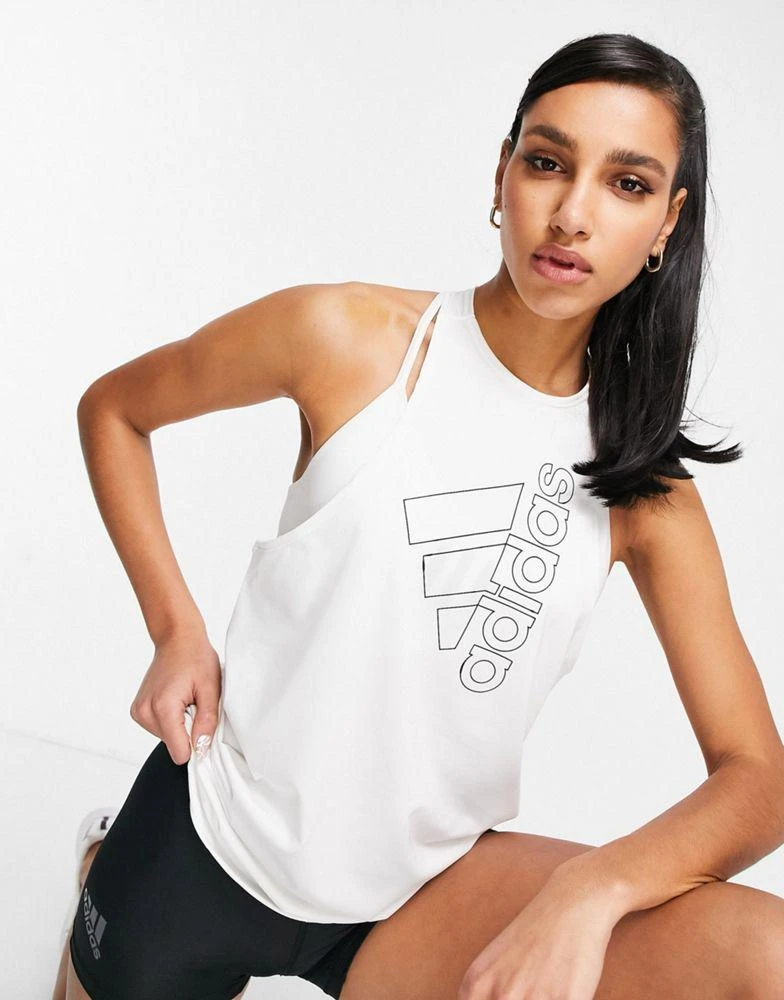 商品Adidas|adidas Training vest white,价格¥141,第3张图片详细描述