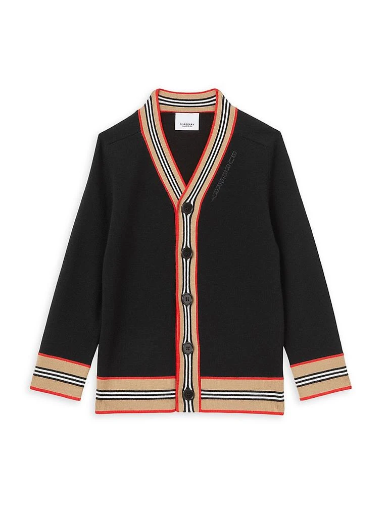 商品Burberry|Little Kid's &amp; Kid's Wool Cardigan Sweater,价格¥3299,第1张图片