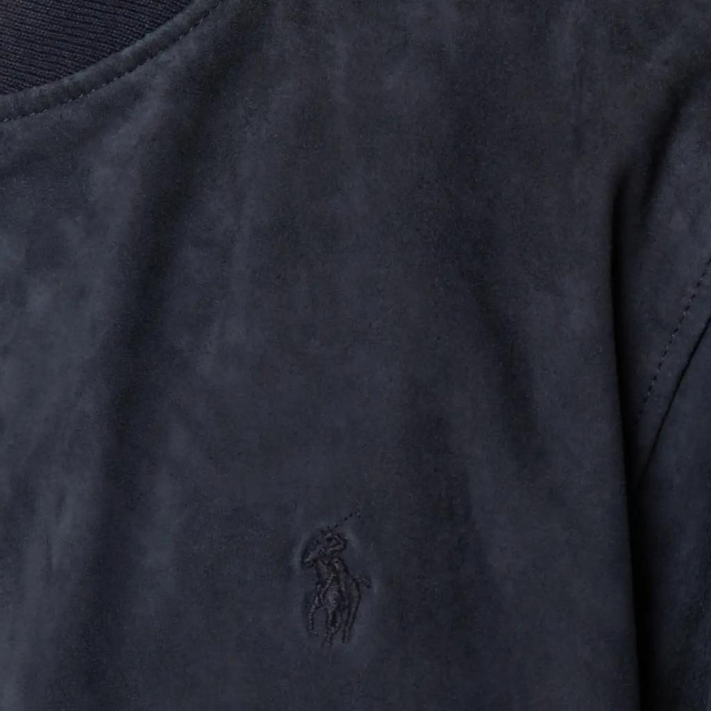 商品Ralph Lauren|Polo Ralph Lauren Men's Suede Bomber Jacket - Collection Navy,价格¥6963,第7张图片详细描述