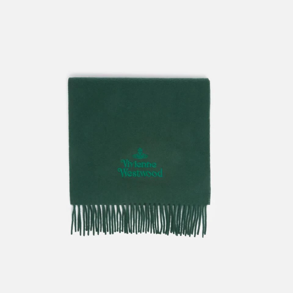 商品Vivienne Westwood|Vivienne Westwood Embroidered Logo Wool Scarf,价格¥927,第2张图片详细描述