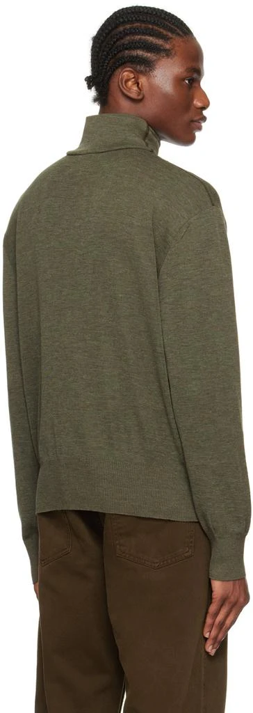 商品Lemaire|Green Dropped Shoulder Turtleneck,价格¥2134,第3张图片详细描述