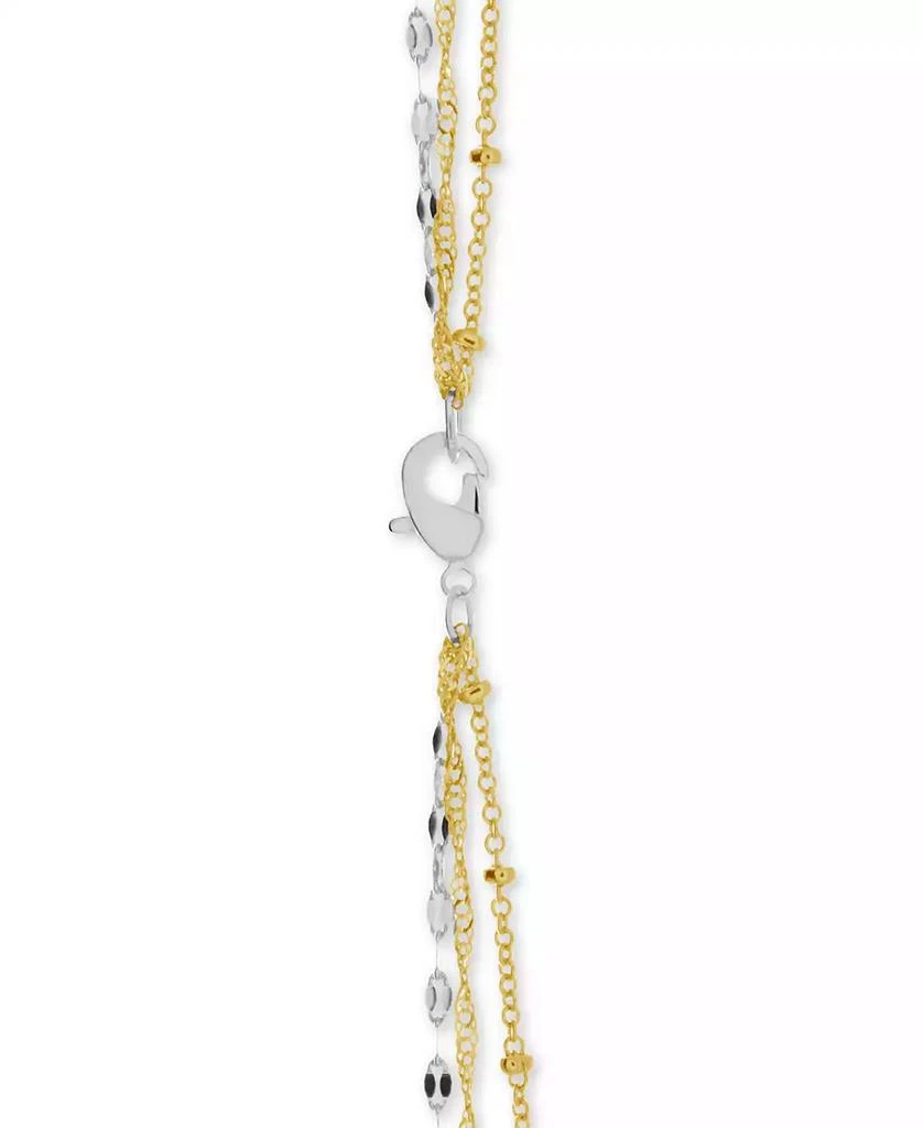 商品Essentials|Silver Plated Multi-Chain 18" Layered Statement Necklace,价格¥132,第3张图片详细描述
