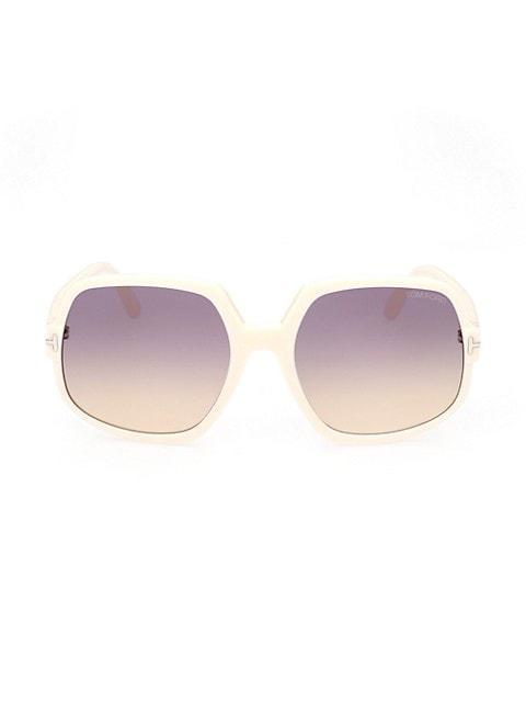 商品Tom Ford|60MM Geometric Sunglasses,价格¥3228,第1张图片