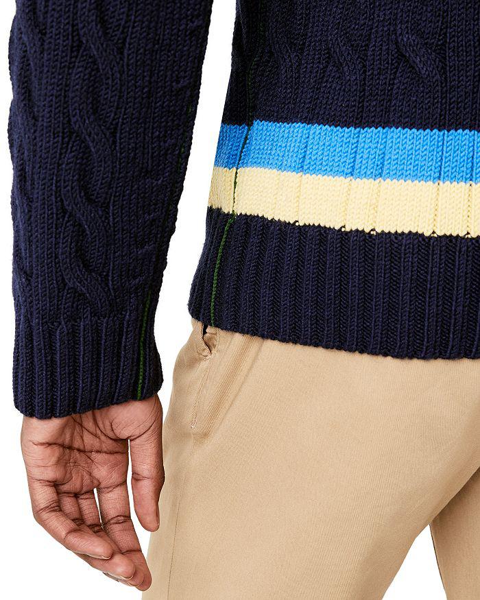 Contrast Striped Classic Fit Sweater商品第3张图片规格展示