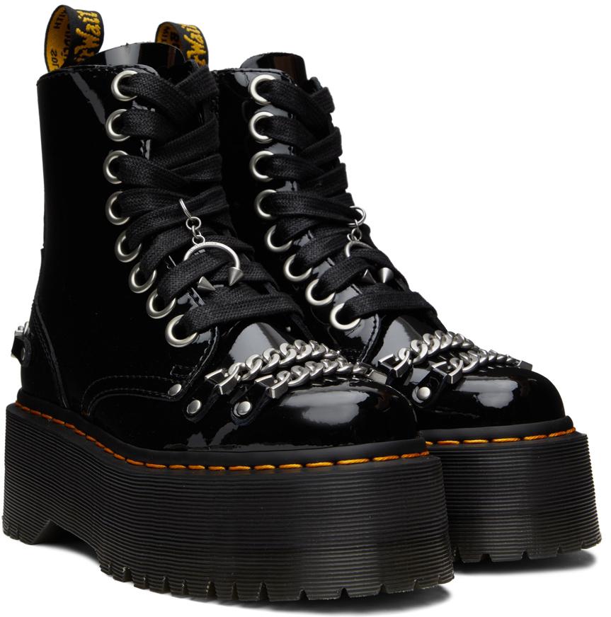 Black Max Chain Jadon Platform Boots商品第4张图片规格展示