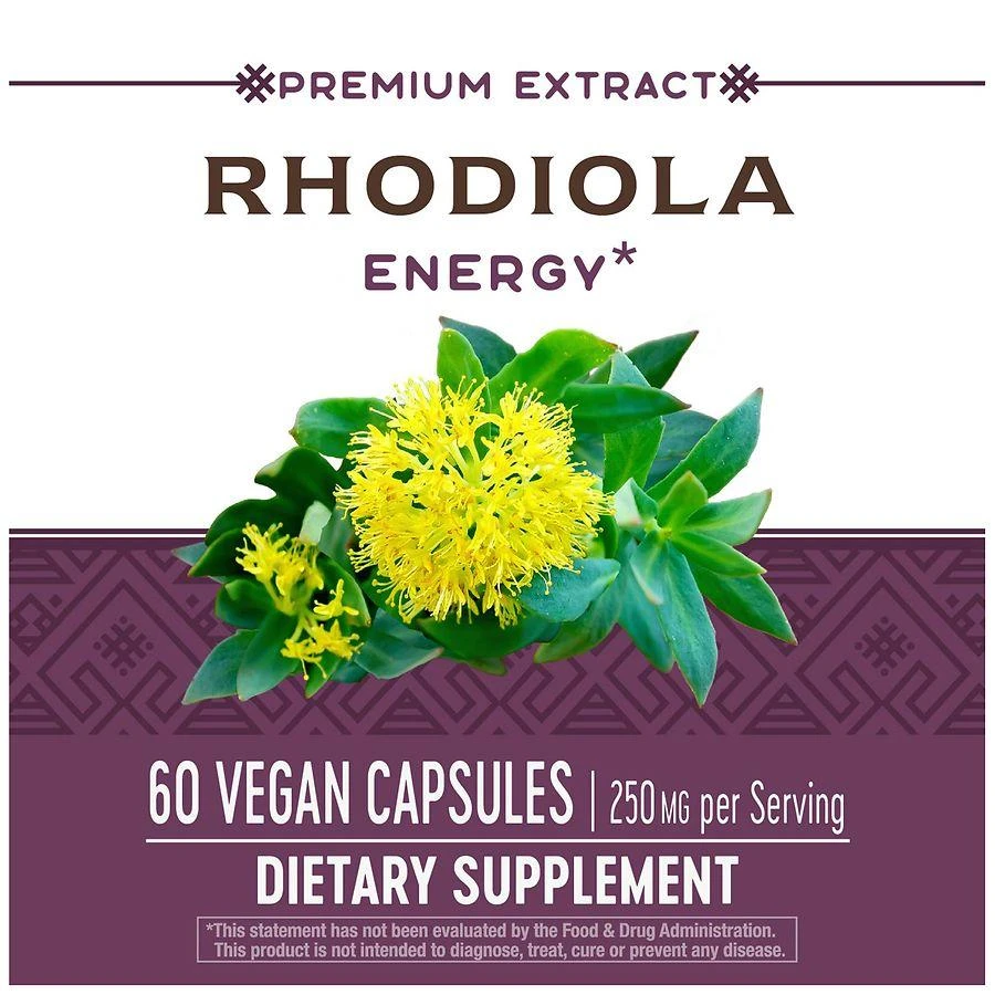 商品Nature's Way|Rhodiola Energy Vegan Capsules,价格¥166,第3张图片详细描述