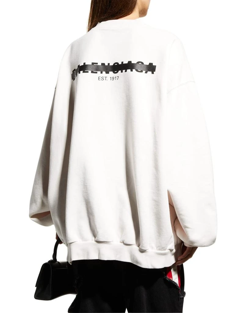 Strike 1917 Logo-Print Oversized Crewneck Sweatshirt 商品