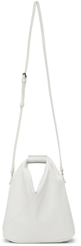 White Faux-Leather Triangle Bag商品第4张图片规格展示