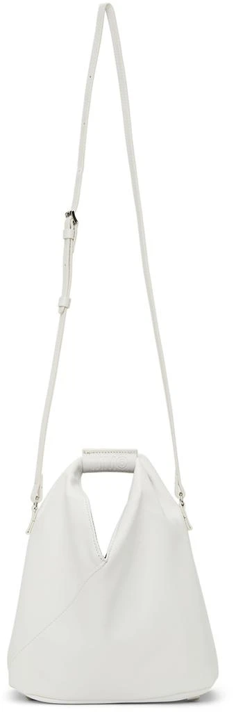 商品MAISON MARGIELA|White Faux-Leather Triangle Bag,价格¥1716,第4张图片详细描述