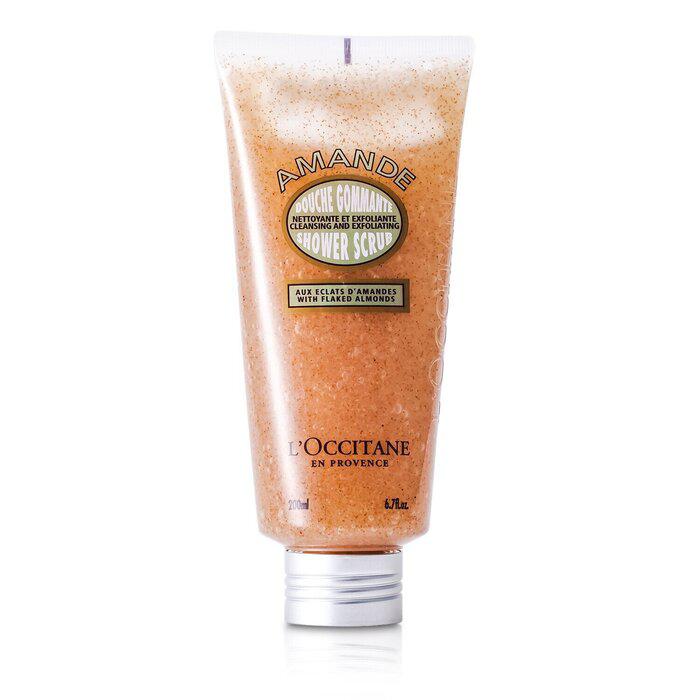 L'Occitane 甜扁桃磨砂沐浴啫喱 (又名杏仁紧肤磨砂沐浴啫喱) 200ml/6.7oz商品第2张图片规格展示