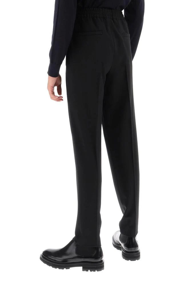 商品Zegna|Jogger Fit Wool Blend Trousers,价格¥2211,第4张图片详细描述
