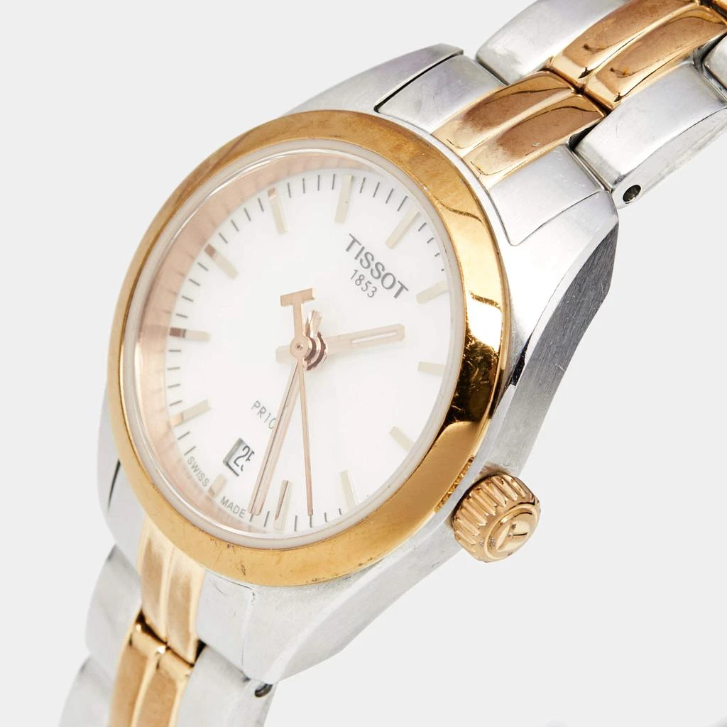 商品[二手商品] Tissot|Tissot Mother of Pearl Two Tone Stainless Steel PR100 T101.010.22.111.01 Women's Wristwatch 25 mm,价格¥2242,第2张图片详细描述