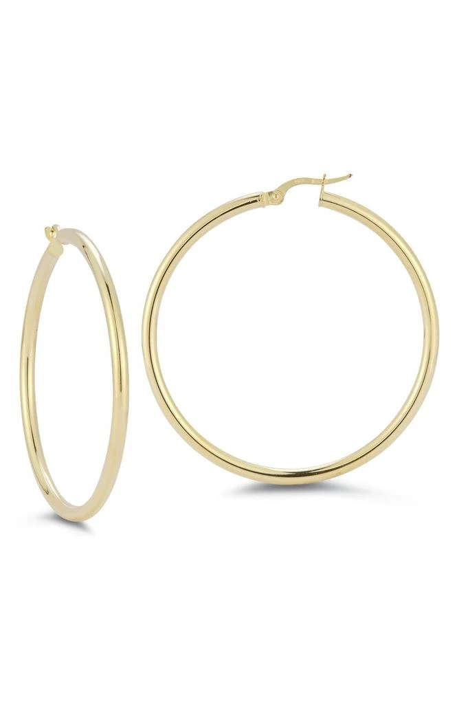 商品EMBER FINE JEWELRY|14K Yellow Gold Large Tube Hoop Earrings,价格¥4441,第1张图片