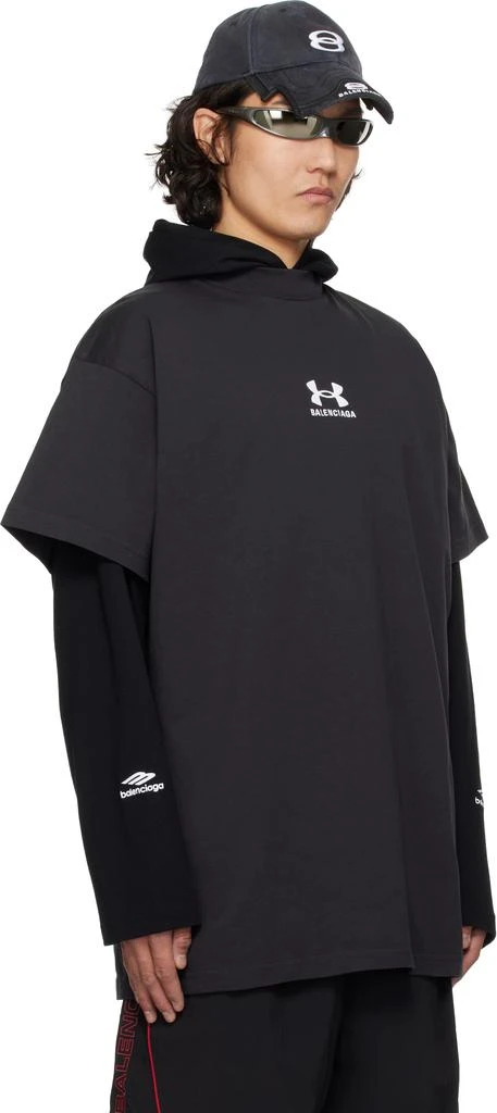 商品Balenciaga|Black Under Armour Edition Oversized T-shirt,价格¥3333,第2张图片详细描述