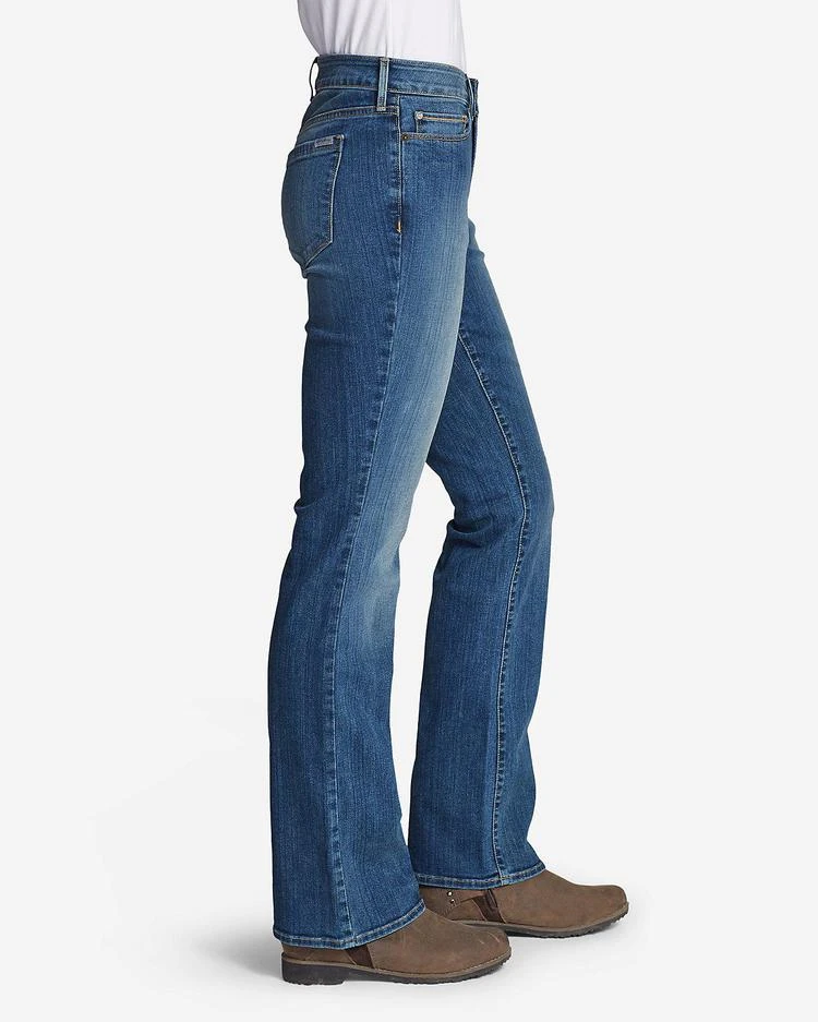 商品Eddie Bauer|Women&#39;s StayShape Boot Cut Jeans - Slightly Curvy,价格¥521,第5张图片详细描述