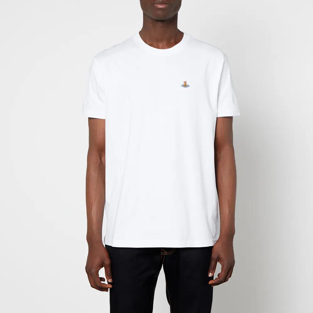 Vivienne Westwood Men's Multicolor Orb Classic T-Shirt - White商品第1张图片规格展示