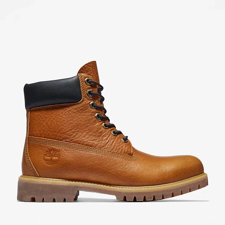 商品Timberland|Timberland® Premium Extra Warm 6 Inch Boot for Men in Yellow Full Grain,价格¥1683,第1张图片