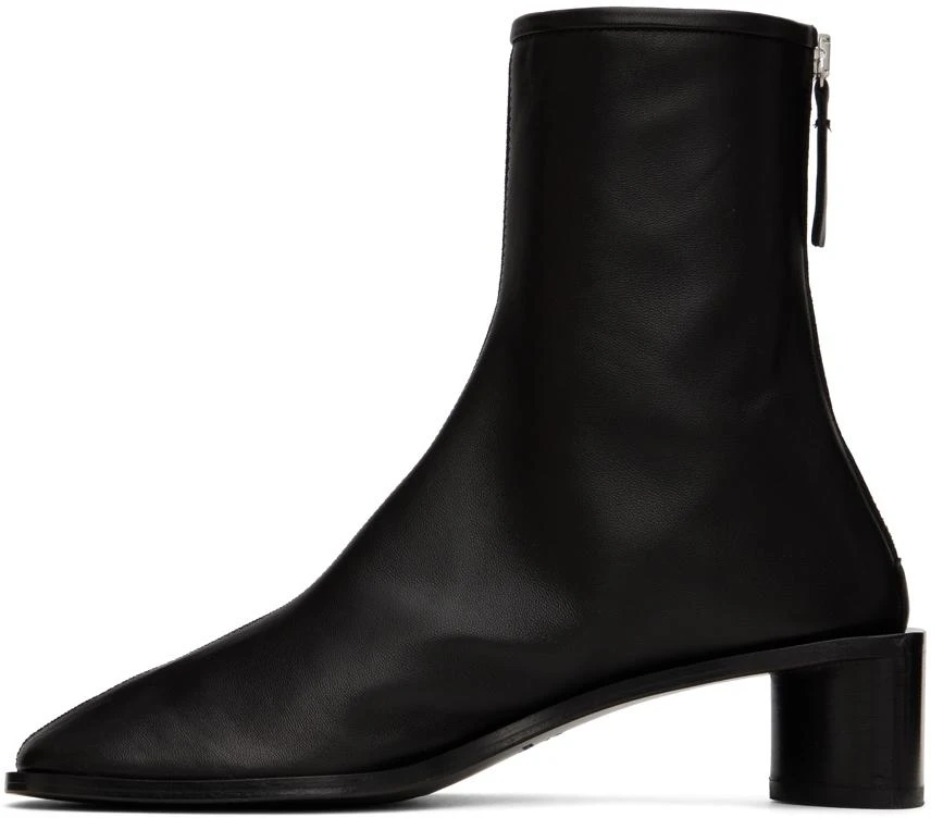 商品Acne Studios|Black Square Toe Ankle Boots,价格¥3703,第3张图片详细描述