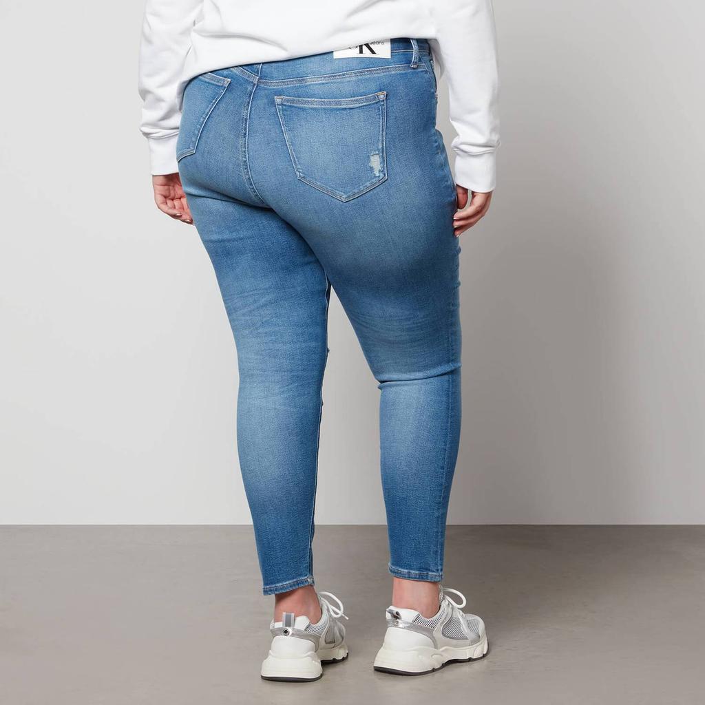 Calvin Klein Jeans Women's High Rise Skinny Ankle Plus Jeans - Denim Medium商品第2张图片规格展示
