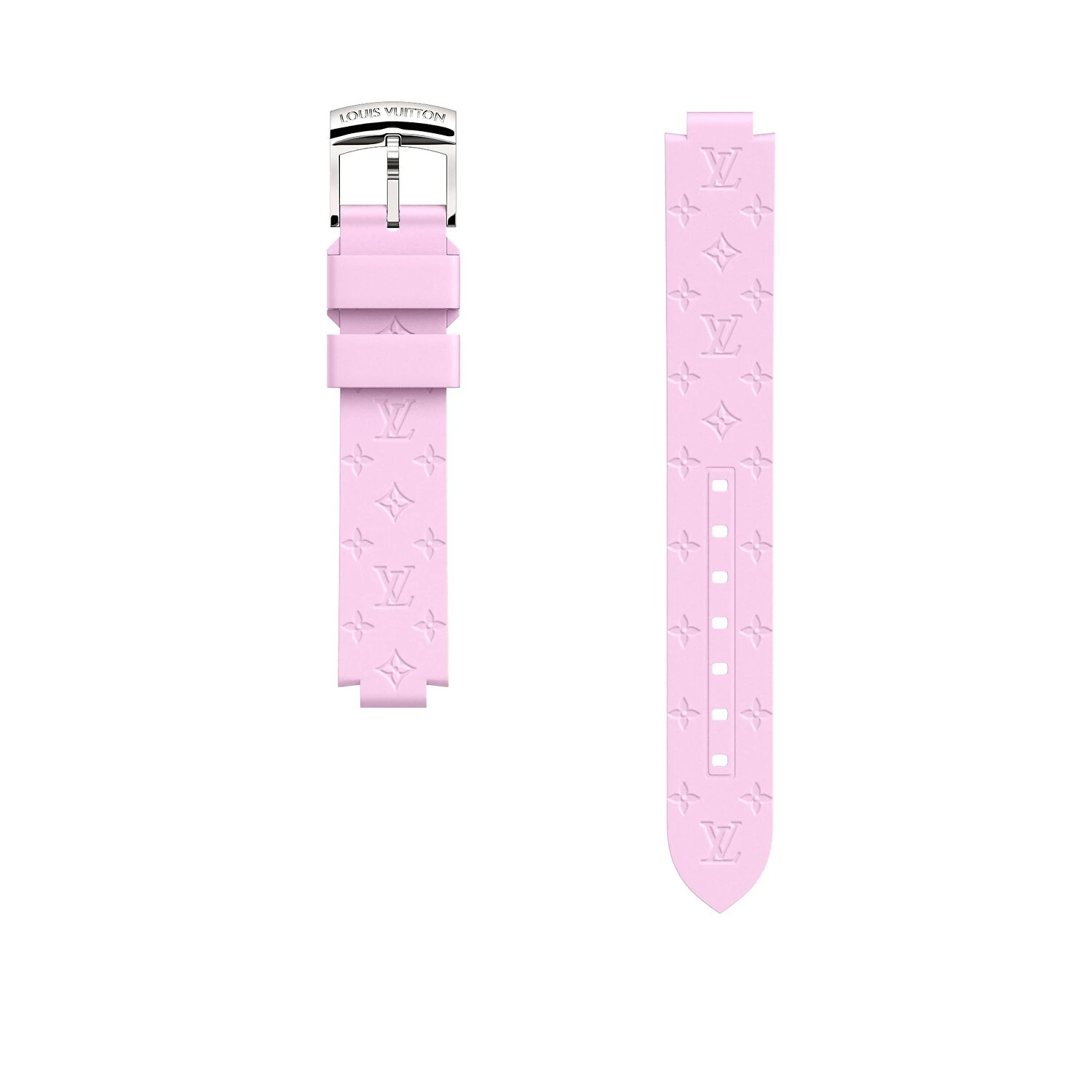商品Louis Vuitton|【预售】 LV路易威登 25春夏 女士 手表带 TAMBOUR MONOGRAM 橡胶表带 R17089 ,价格¥4257,第1张图片