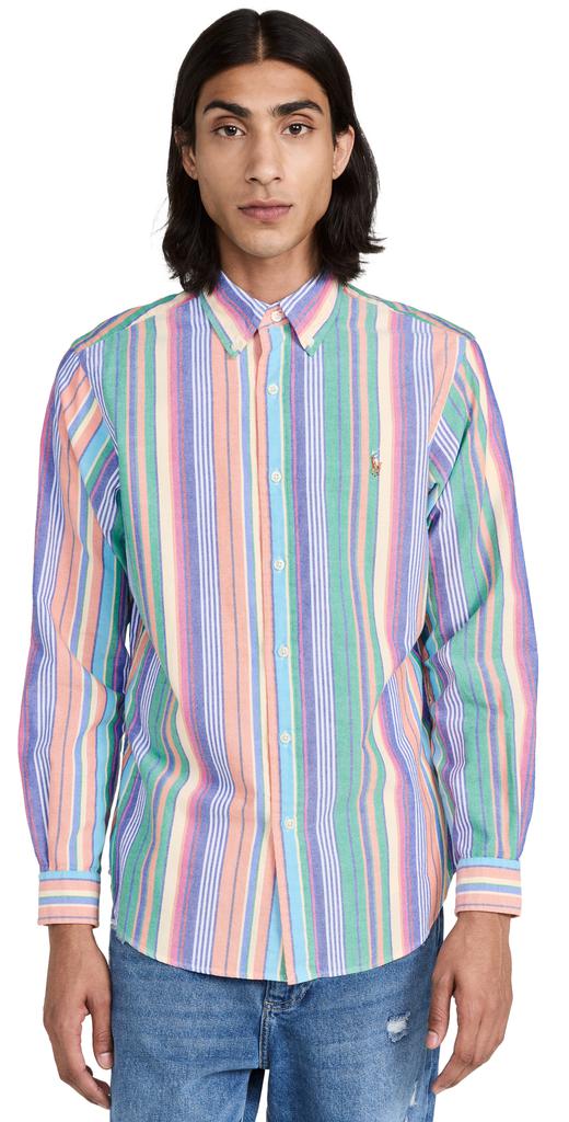 Polo Ralph Lauren Classic Oxford Long Sleeve Sport Shirt商品第1张图片规格展示