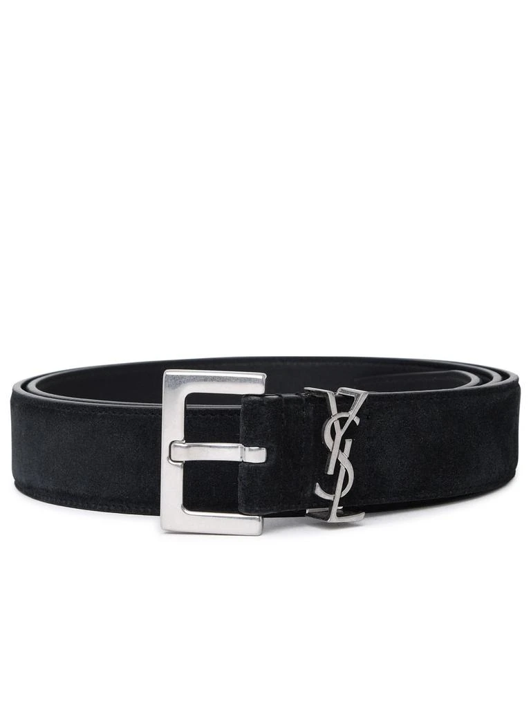 商品Yves Saint Laurent|Saint Laurent Logo Plaque Buckled Belt,价格¥3070,第1张图片