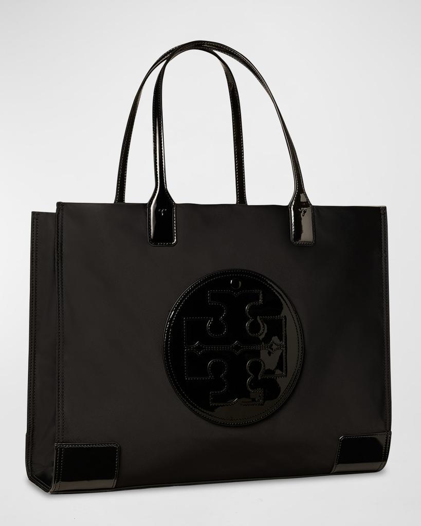 商品Tory Burch|Ella Patent Recycled Nylon Tote Bag,价格¥1823,第4张图片详细描述