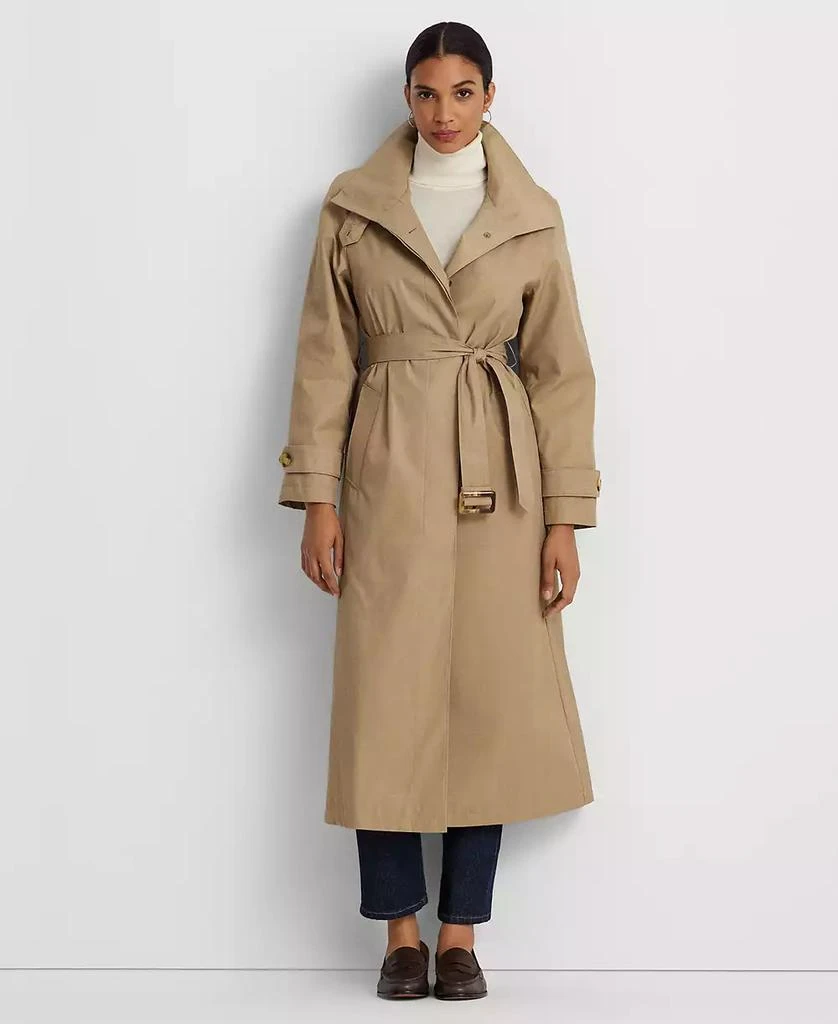 商品Ralph Lauren|Women's Stand-Collar Maxi Trench Coat,价格¥1876,第1张图片