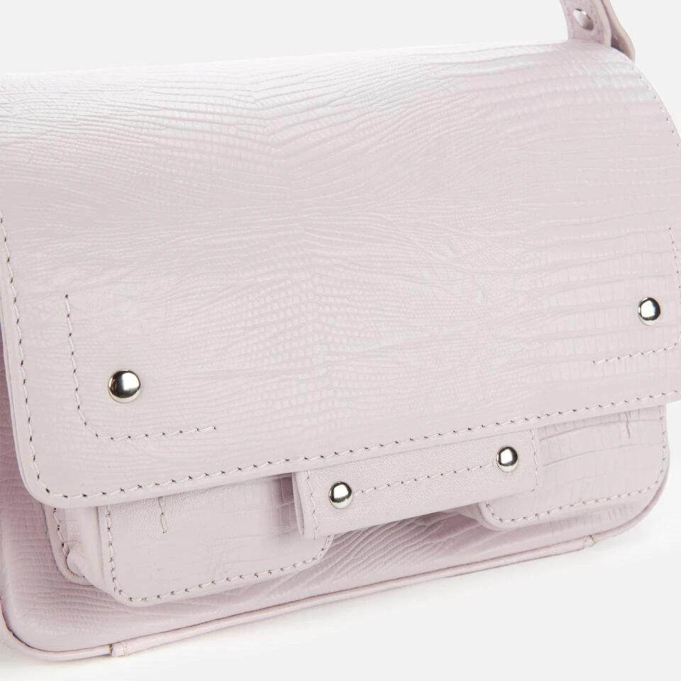 商品Nunoo|Núnoo Women's Small Honey Lizard Shoulder Bag - lavender,价格¥367,第3张图片详细描述