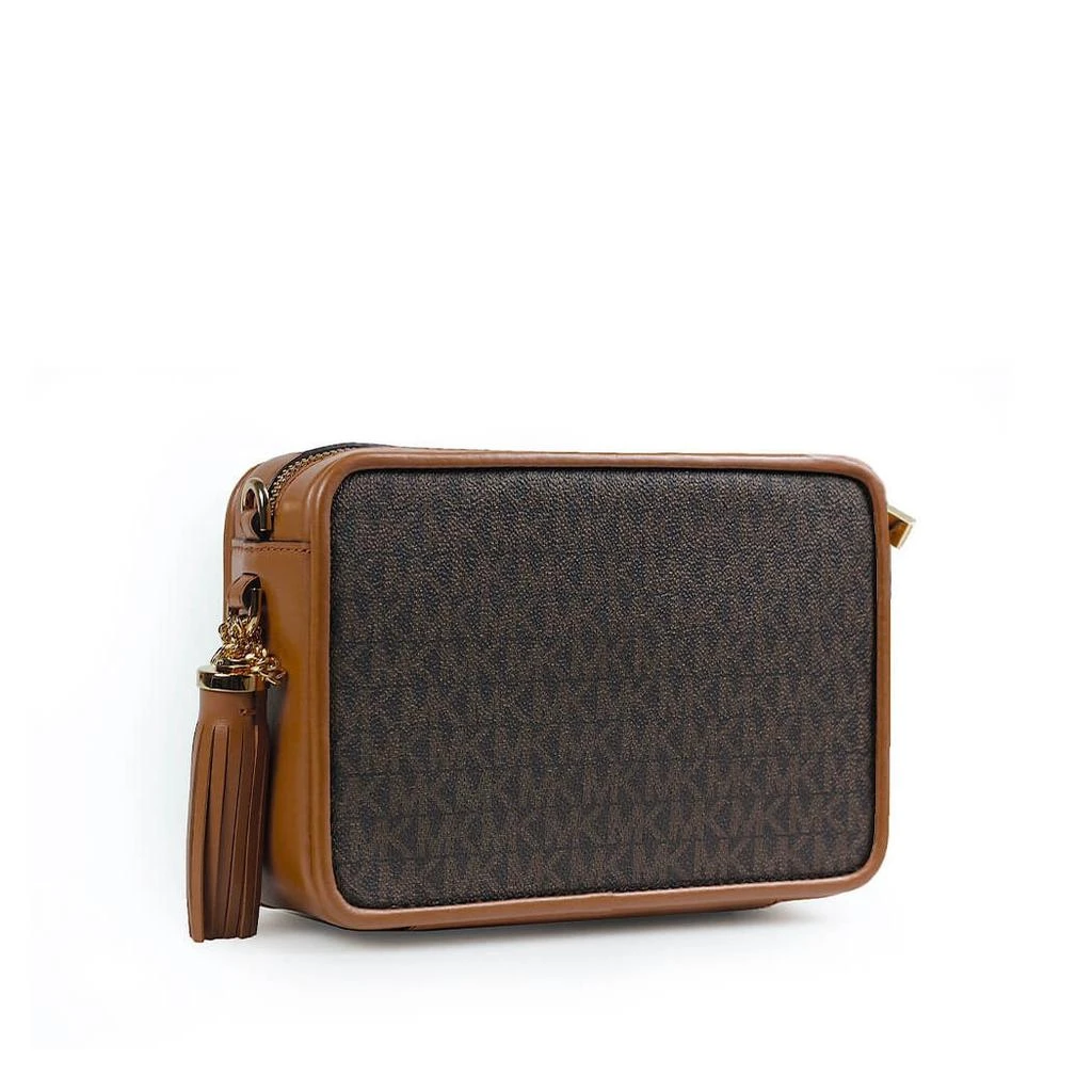 商品Michael Kors|MICHAEL KORS JET SET CHARM BROWN LOGO CROSSBODY BAG,价格¥1687,第2张图片详细描述