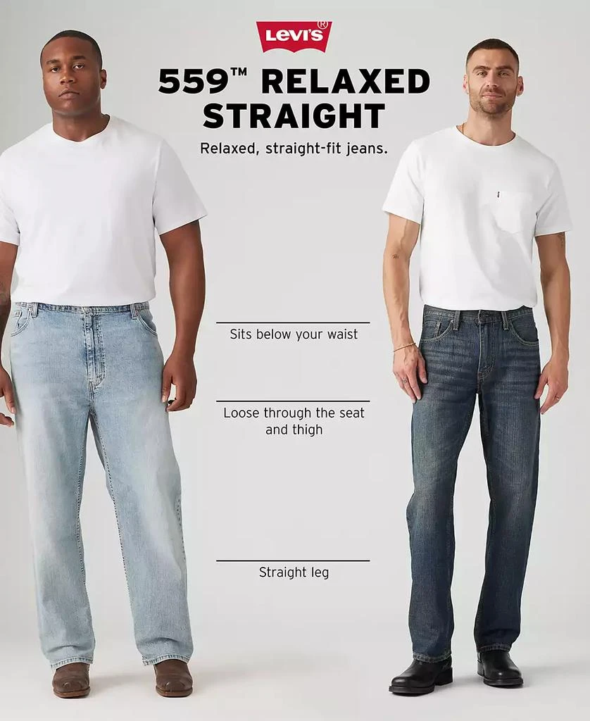Levi’s Men’s 559 Relaxed Straight Fit Stretch Jeans 商品