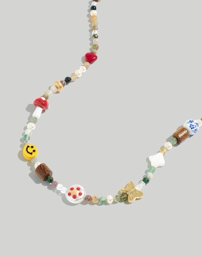 商品Madewell|Happy Face Beaded Choker Necklace,价格¥254,第1张图片