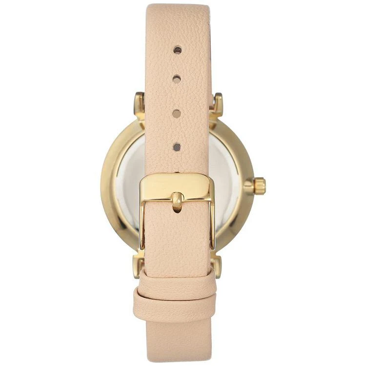 商品Anne Klein|Women's Blush Leather Strap Watch 36mm,价格¥241,第3张图片详细描述