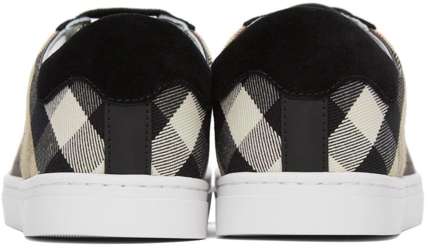 商品Burberry|Black Check Reeth Sneakers,价格¥2922,第4张图片详细描述