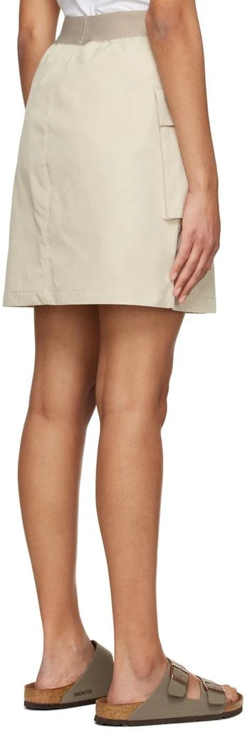 商品Essentials|Beige Cotton Mini Skirt,价格¥323,第3张图片详细描述