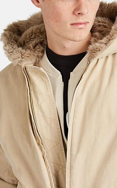 Faux-Fur-Lined Cotton Canvas Parka 商品