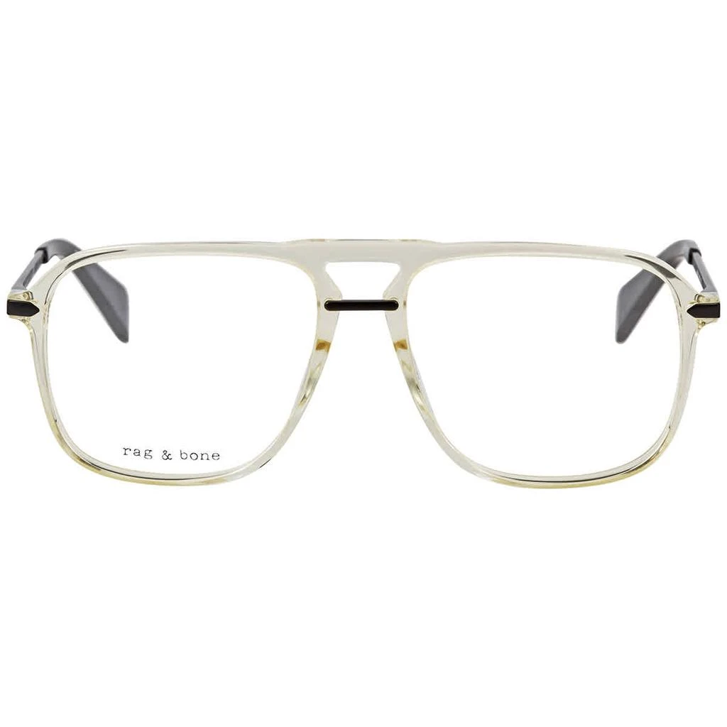 商品Rag & Bone|Rag and Bone Demo Rectangular Mens Eyeglasses RNB7006 0MNG 54,价格¥294,第2张图片详细描述