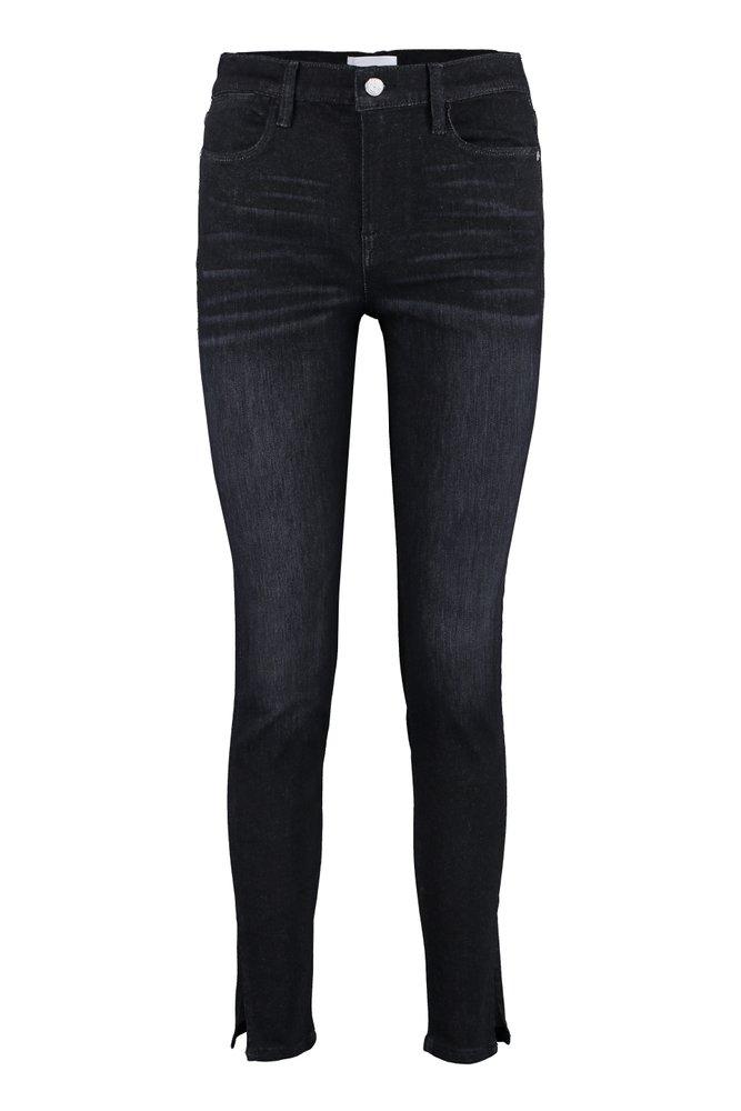 Frame Le Shape High Waist Skinny-Fit Jeans商品第1张图片规格展示