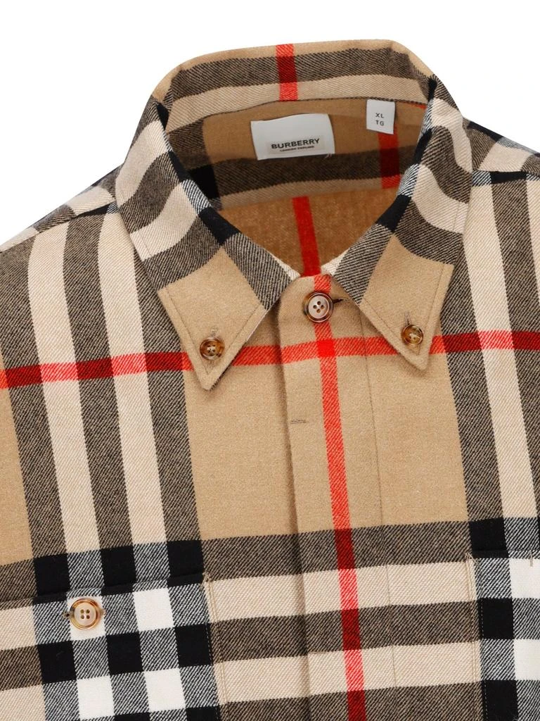 商品Burberry|Burberry Checked Long-Sleeved Shirt,价格¥3684,第3张图片详细描述