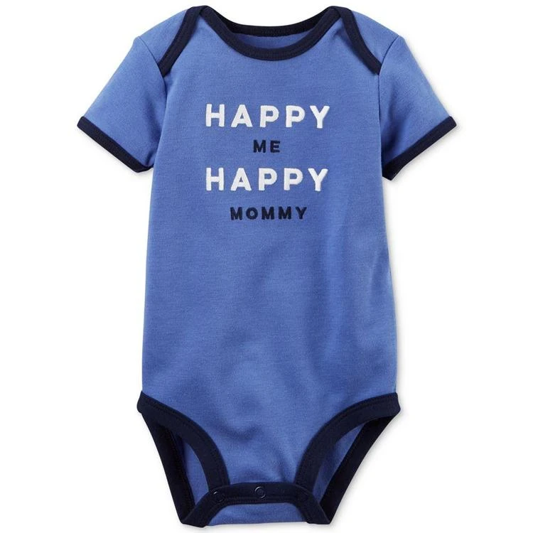 商品Carter's|Happy Me Happy Mommy Bodysuit, Baby Boys (0-24 months),价格¥28,第2张图片详细描述