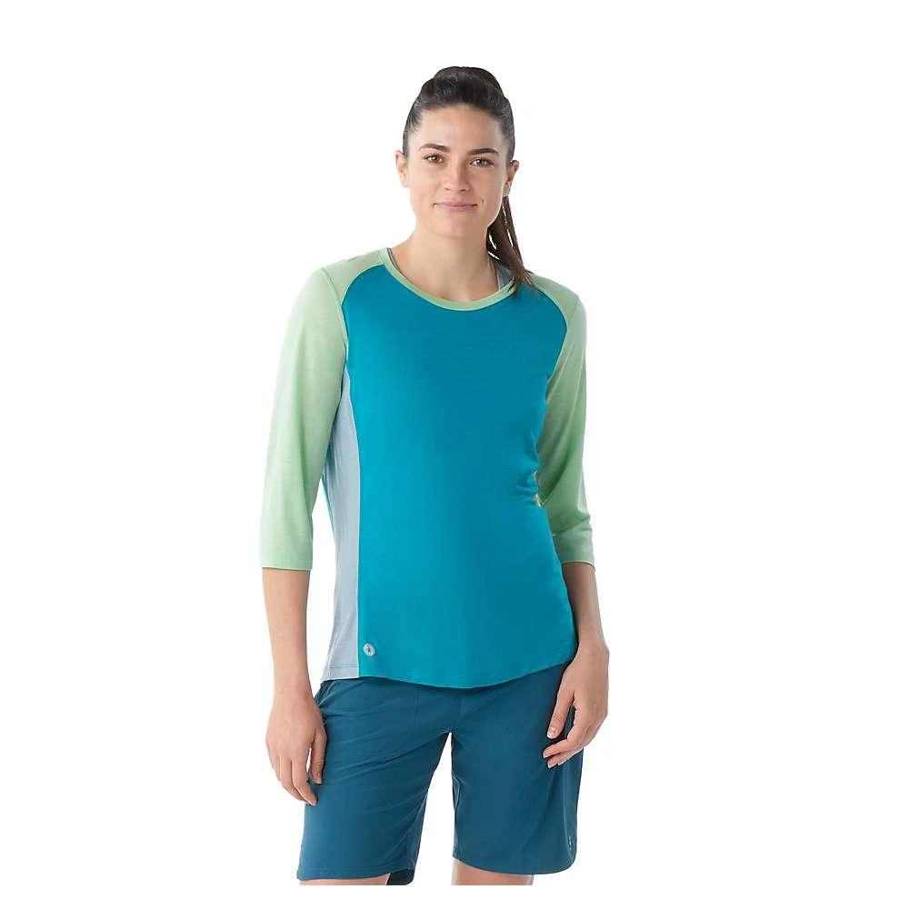 商品SmartWool|Smartwool Women's Merino Sport 120 Mountain Bike 3/4 Sleeve Tee,价格¥404,第1张图片