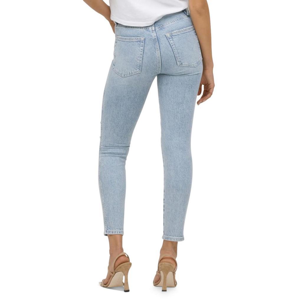 商品Good American|Good American Womens Curve Crop Skinny Jeans,价格¥272,第4张图片详细描述